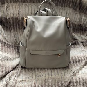 Grey Convertible Backpack